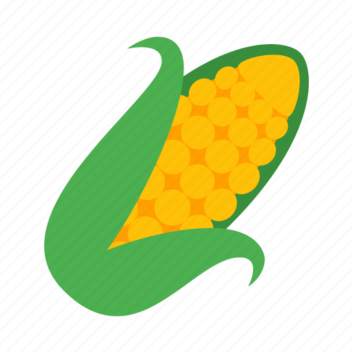 Corn, maize, popcorn, vegetable, cooking, organic, vegetarian icon - Download on Iconfinder