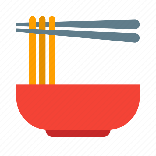 Noodle, bowl, chinese, chopsticks, noodles, pasta, soup icon - Download on Iconfinder