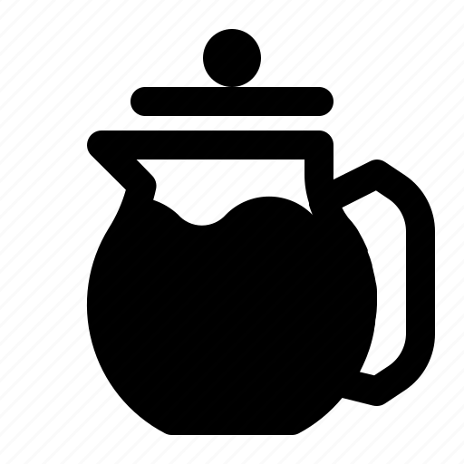 Drink, food, pitcher, potter, press, tea icon - Download on Iconfinder