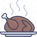 chicken, dinner, food, meal, meat, turkey