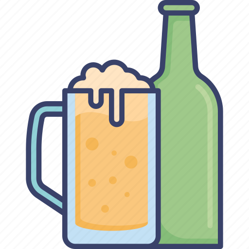 Alcohol, beer, beverage, bottle, drink, glass, jug icon - Download on Iconfinder