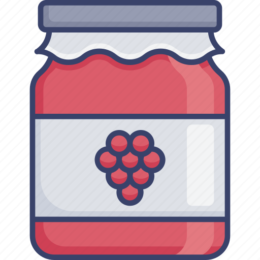 Berries, food, healthy, jam, jar, organic, taste icon - Download on Iconfinder