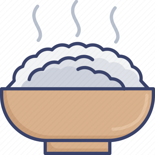 Bowl, dinner, food, meal, restaurant, rice icon - Download on Iconfinder