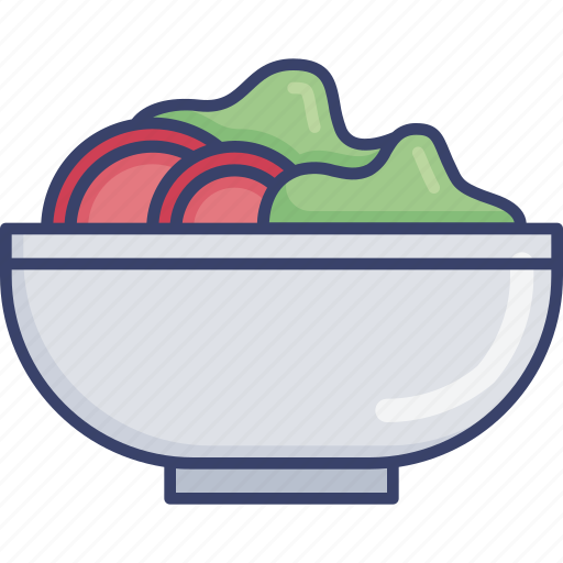 Bowl, food, healthy, kitchen, meal, restaurant, salad icon - Download on Iconfinder