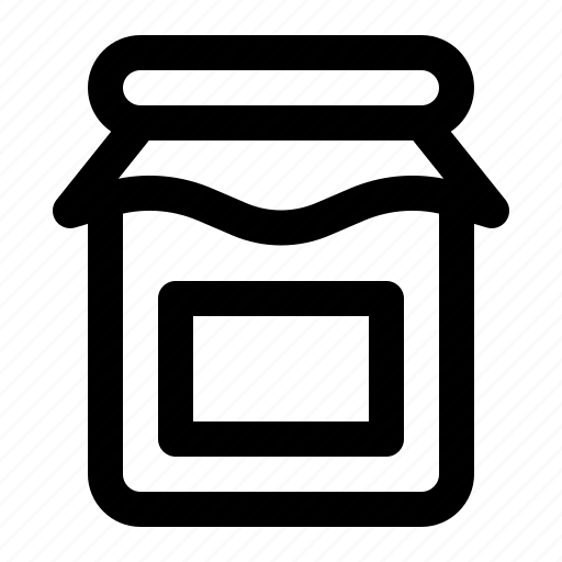 Honey, sweet, jam, jar, food icon - Download on Iconfinder