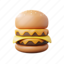 burger, hamburger, cheeseburger, beef, meal, cheese, bread, delicious, meat, fast food, menu, tasty, food