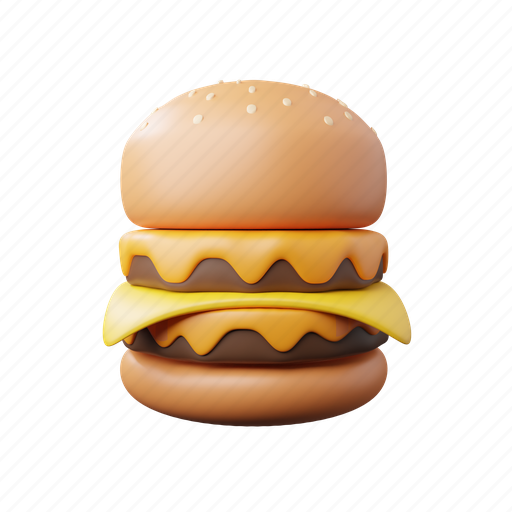 Burger, hamburger, cheeseburger, beef, meal, cheese, bread icon - Download on Iconfinder