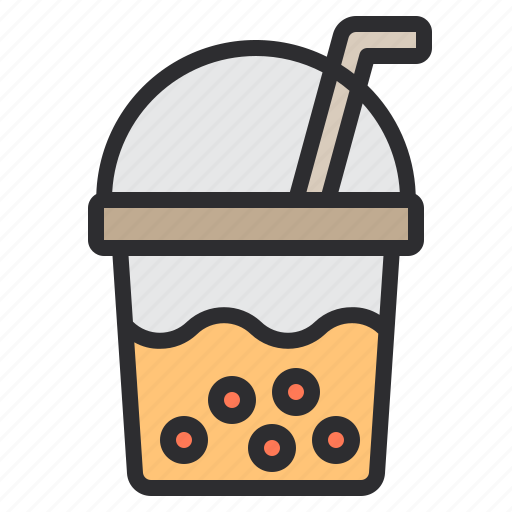 Bubble, cake, cream, dessert, sweet, tea icon - Download on Iconfinder