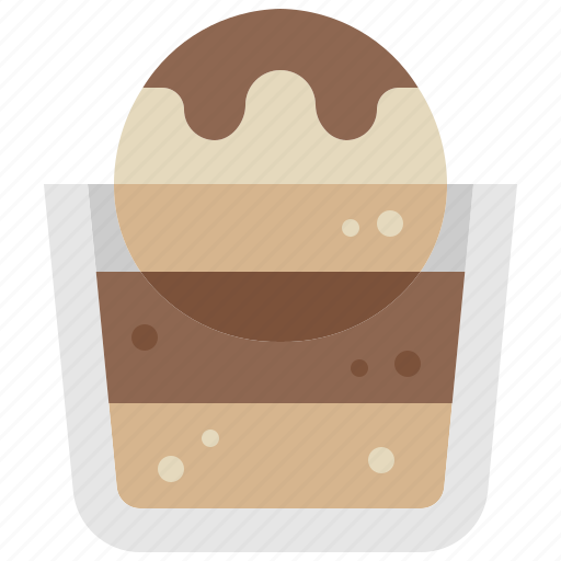 Affogato, coffee, ice, cream, cafe, dessert, sweet icon - Download on Iconfinder