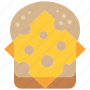 cheese, toast, bread, dessert, slice, food, butter