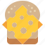 cheese, toast, bread, dessert, slice, food, butter 