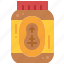 peanut, butter, jar, container, sweet, food, dessert, product 