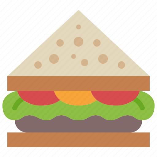 Sandwich, lunch, fast, food, snack, bread, meal icon - Download on Iconfinder
