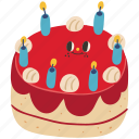 birthday cake, birthday, cake, round cake, bakery, celebration, cute