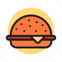 burger, hamburger, fastfood, food, meal, restaurant