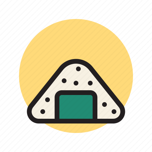 Onigiri, sushi, rice, japanese, food icon - Download on Iconfinder