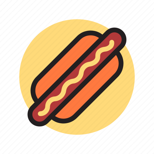 Hotdog, sausage, fastfood, snack, food, meal icon - Download on Iconfinder
