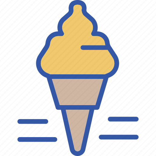 Cream, ice, cone, dessert, icecream, sweet icon - Download on Iconfinder
