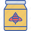honey jar, bee, food, healthy, honey, ingredient, jar, sweet 