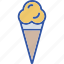 cone, delicious, food, helado, icecream 