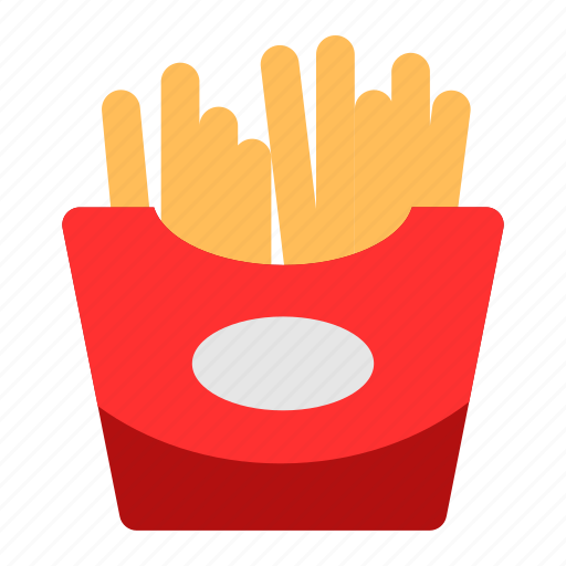 French fries, food, fast-food, fries, junk-food, potato-fries, french icon - Download on Iconfinder