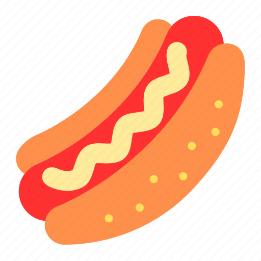 Hot, hot dog, food, sausage, junk-food, meat, snack icon - Download on Iconfinder