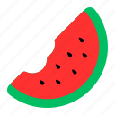 watermelon, fruit, food, healthy, fresh, summer, slice, organic, melon