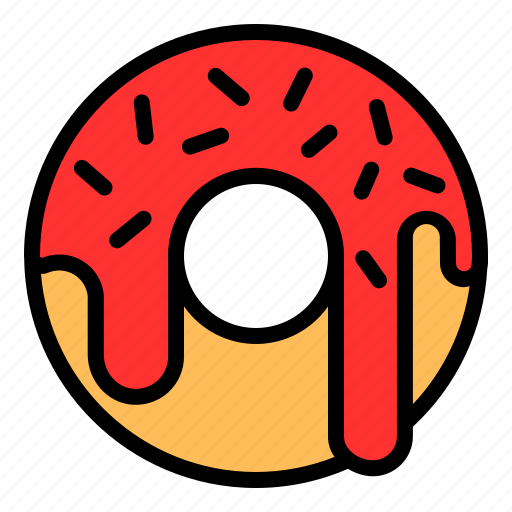 Doughnut, donut, dessert, sweet, food, bakery, delicious icon - Download on Iconfinder