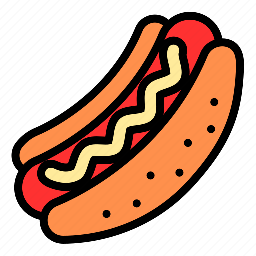 Hot dog, food, sausage, meat, snack, meal, sandwich icon - Download on Iconfinder