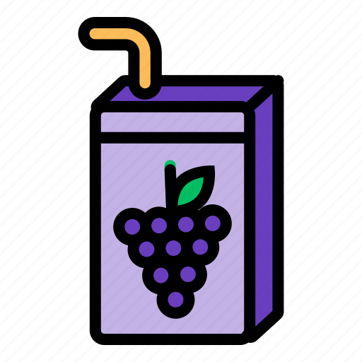 Juice, juice box, drink, package, box, orange, container icon - Download on Iconfinder