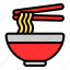 noodle, noodle bowl, food, chinese, ramen, noodles, bowl, restaurant, cuisine 