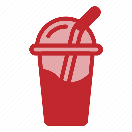 Milkshake, drink, glass, beverage, sweet, dessert, summer icon - Download on Iconfinder
