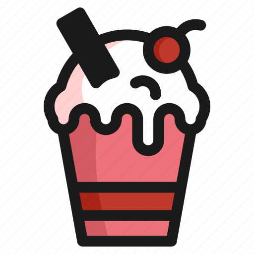 Cream, food, ice, icecream, dessert, drink, sweet icon - Download on Iconfinder