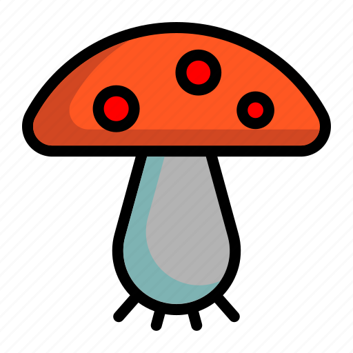 Food, fungus, mushroom, toadstool, vegetable icon - Download on Iconfinder