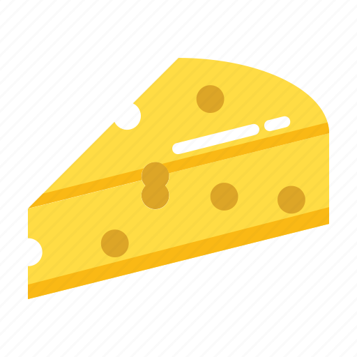 Food, cheese, white, piece, sliced, dairy, cheddar icon - Download on Iconfinder