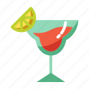 alcohol, cocktail, drink, glass, bar, ice, tequila, lemon, refreshment