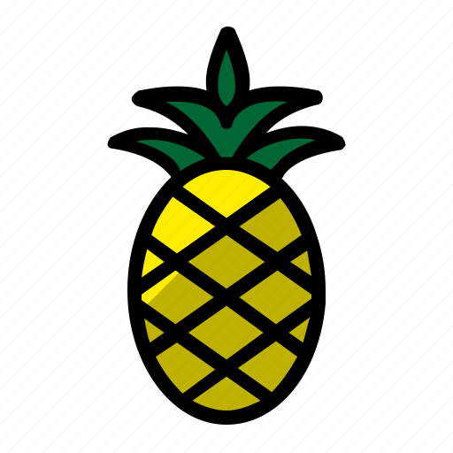 Pineapple, fruit, healthy, fresh icon - Download on Iconfinder
