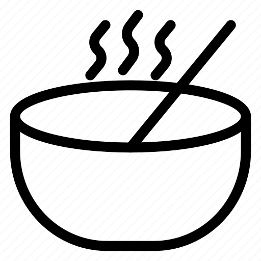 Bowl, food, service, soup, spoon icon - Download on Iconfinder