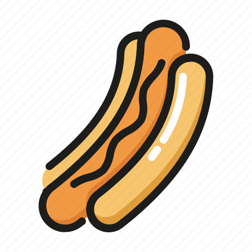Mustard, food, sausage, hot, dog, meat, hotdog icon - Download on Iconfinder