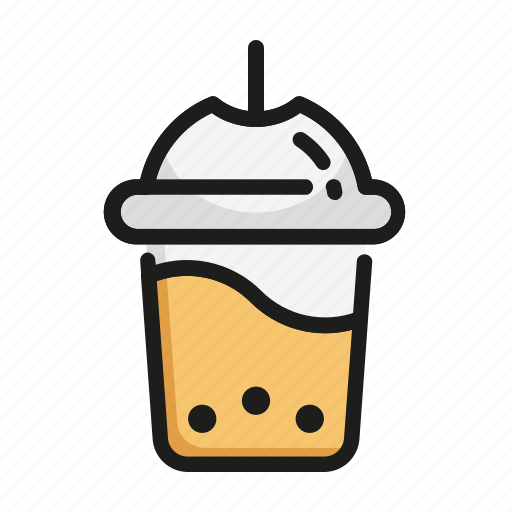 Drink, milk, sweet, boba, cold, ice, summer icon - Download on Iconfinder