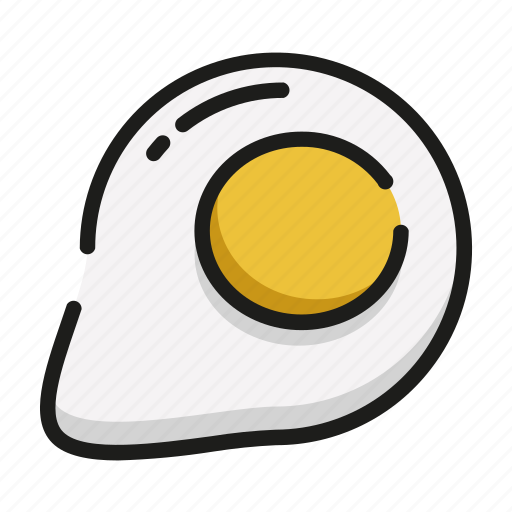 Food, cooked, egg, breakfast, healthy, cooking, meal icon - Download on Iconfinder