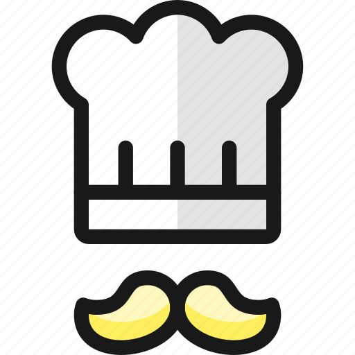 Chef, gear, hat, moustache icon - Download on Iconfinder