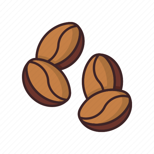 Beans, coffee, coffee beans, hot, seed icon - Download on Iconfinder