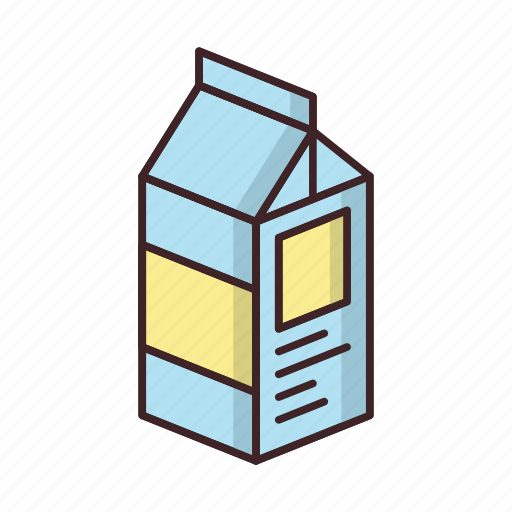 Beverage, drink, milk, package, packaged, tetrapack icon - Download on Iconfinder