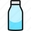 water, bottle, glass 