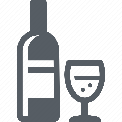 Bottle, drink, glass, prosecco, wine icon - Download on Iconfinder