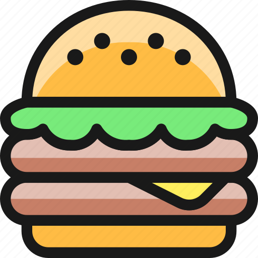 Fast, food, double, burger icon - Download on Iconfinder