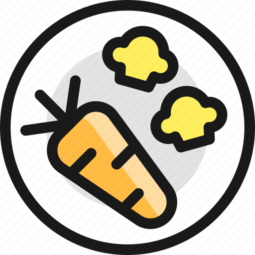 Vegetables, plate icon - Download on Iconfinder
