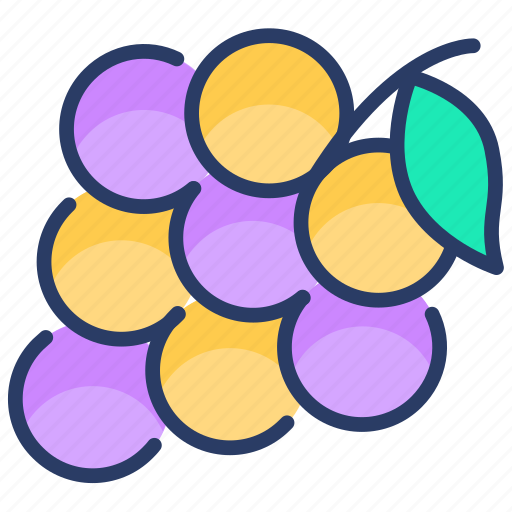 Agriculture, food, fruit, grapes, natural, vine, wine icon - Download on Iconfinder