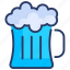 alcohol, beer, beer mug, drink, glass, mug, mug of beer 